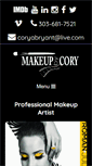 Mobile Screenshot of make-up-by-cory-denver.com